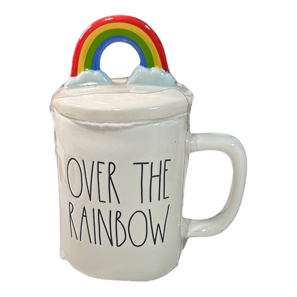 Rae Dunn "OVER THE RAINBOW" Figural Coffee Mug - Picture 1 of 1